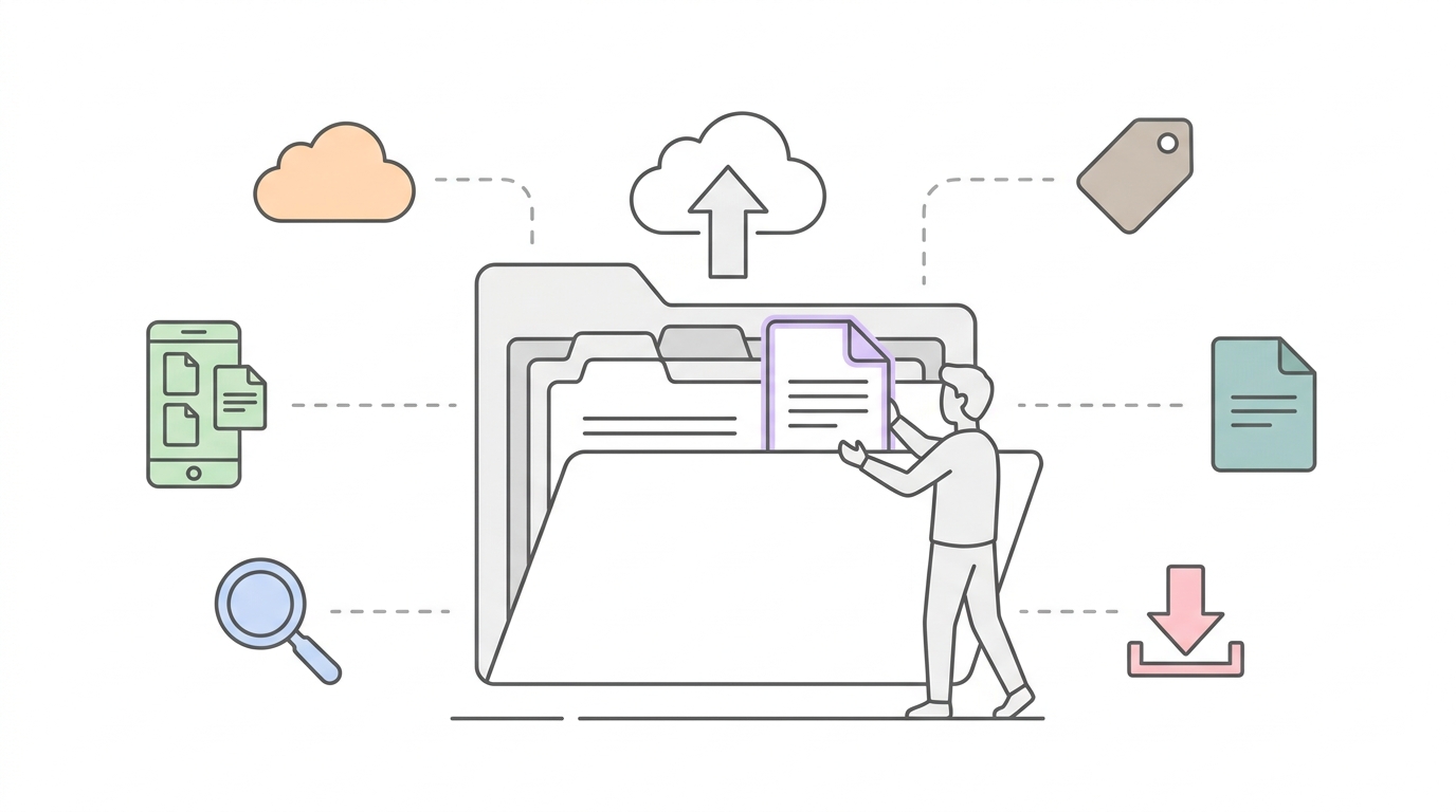 Nuova funzionalita: archiviazione documenti contatti