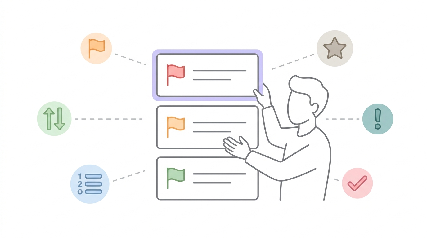 Nuova funzionalità: definizione della priorità per le attività