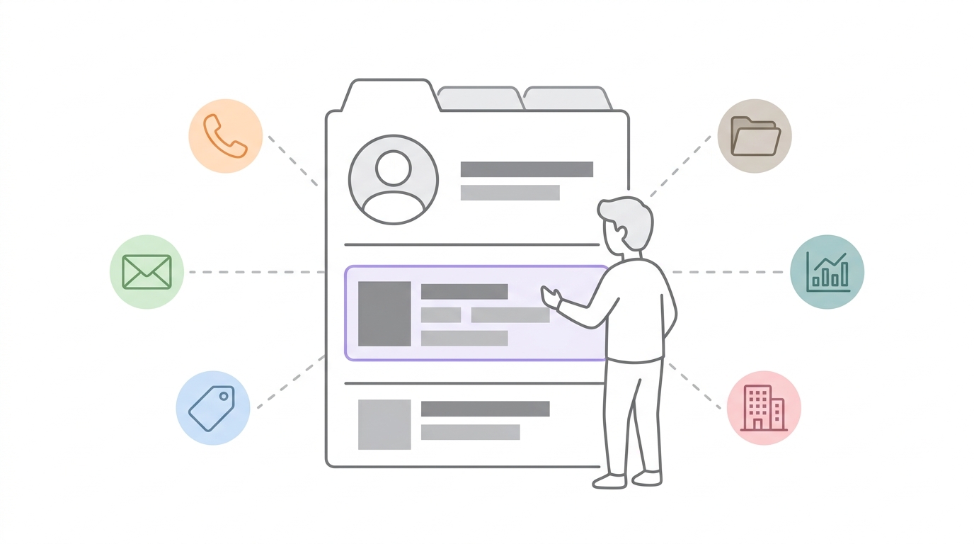 Nuova funzionalità: La nuova scheda contatto