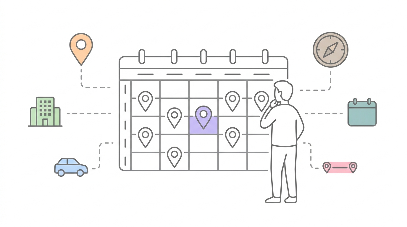 Nuova funzionalità: luoghi degli appuntamenti