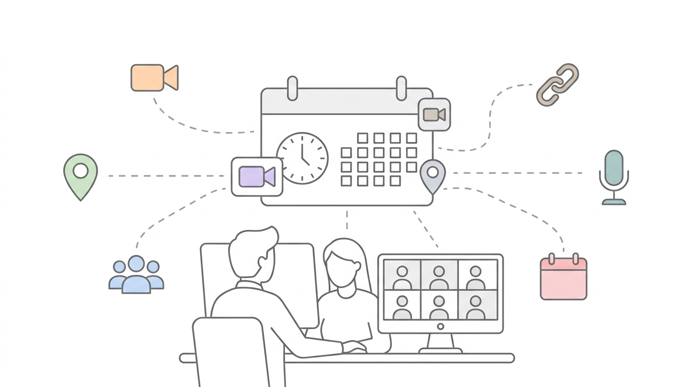 Nuova funzionalità: oggetto dell'appuntamento descrittivo e video conference