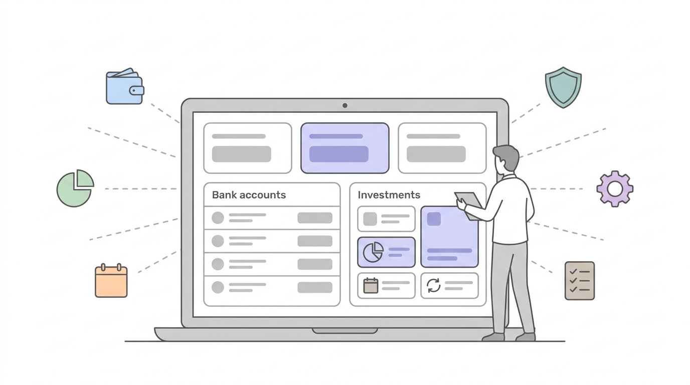 Nuova funzionalità: Patrimonio nella scheda contatto per conti correnti e investimenti